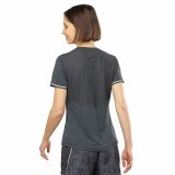 Kort�rmet T-shirt til Kvinder Salomon Agile M�rkegr� #3