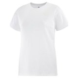 Kort�rmet T-shirt til Kvinder Salomon Small Logo Hvid #1