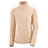 Sportsjakke til damer Salomon Outrack Half Zip Mid Pink #1