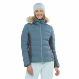 Skijakke Salomon Stormcozy Dame Lysebl #4