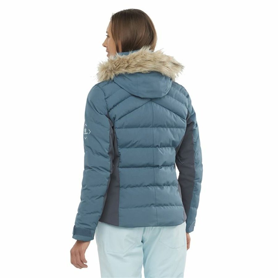Skijakke Salomon Stormcozy Dame Lysebl #5