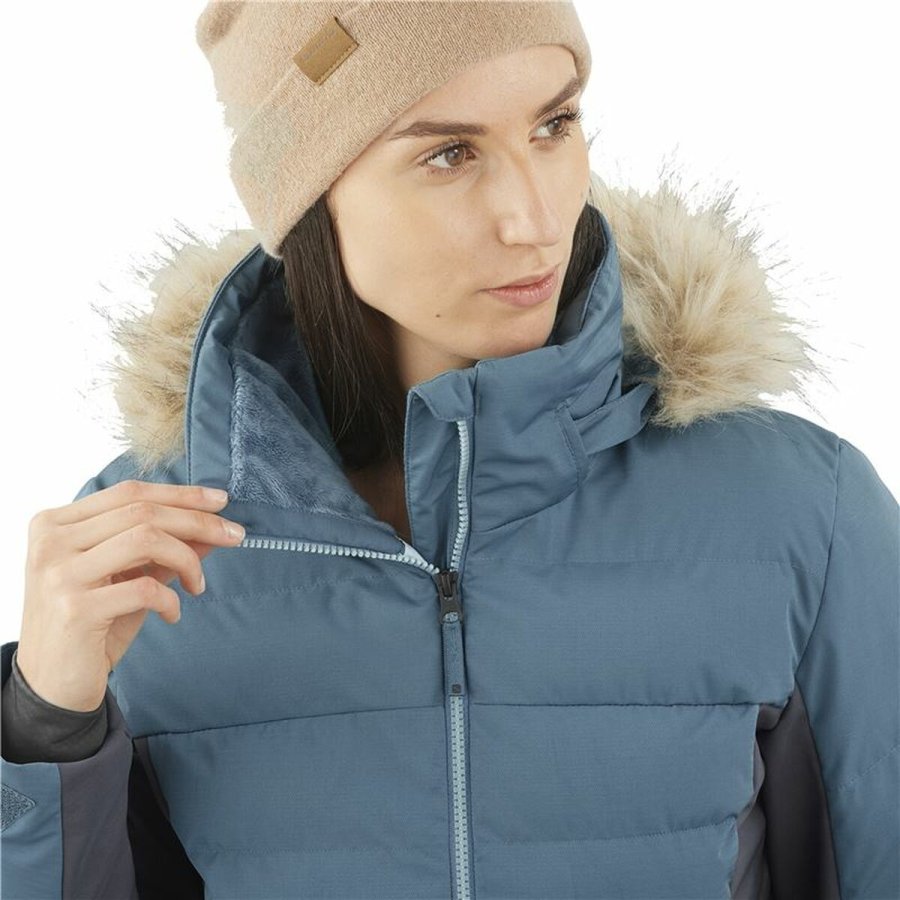 Skijakke Salomon Stormcozy Dame Lysebl #6