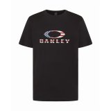 Kort�rmet T-shirt til M�nd Oakley O Bark 2.0 Sort #1