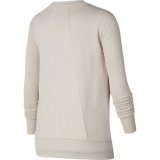 Sweatshirt uden htte til piger Nike Heritage Beige #2