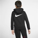 Sportsjakke til brn Nike Swoosh Sort #4
