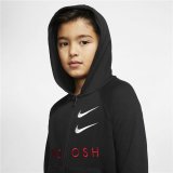 Sportsjakke til brn Nike Swoosh Sort #3