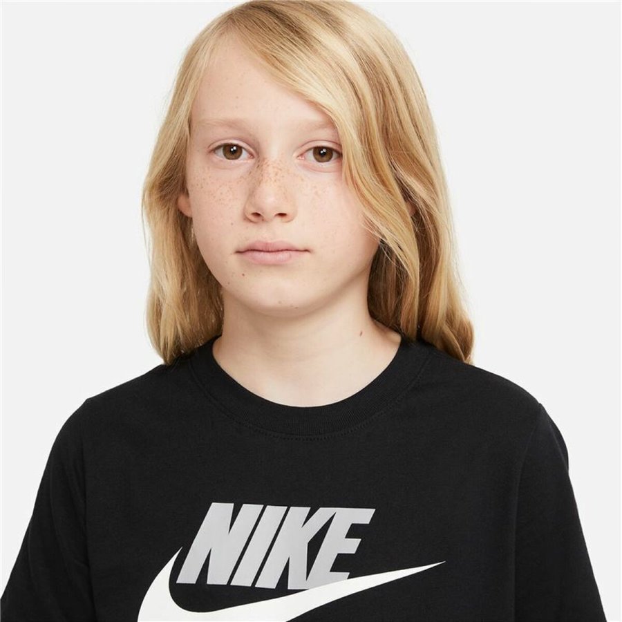 B�rne Kort�rmet T-shirt Nike Sportswear Sort #5