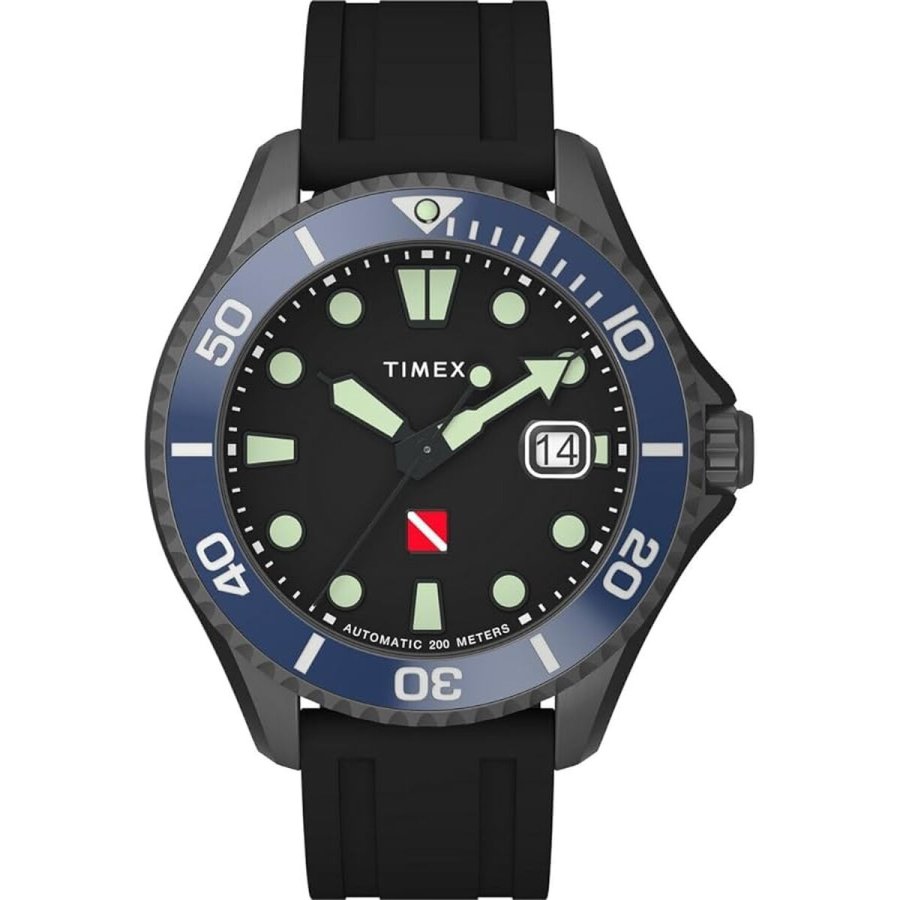 Herreur Timex DEEP WATER TIBURON AUTOMATIC Sort ( 44 mm) #1