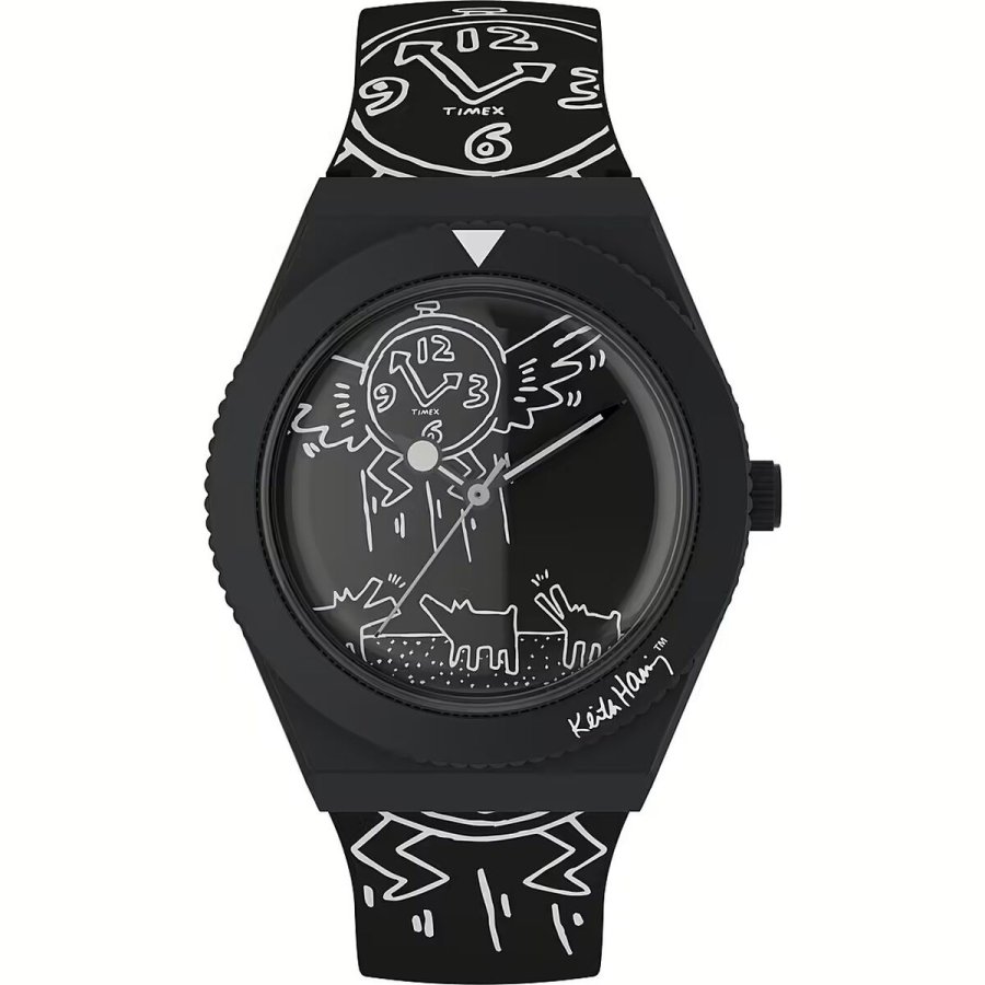 Herreur Timex Q X KEITH HARING SPECIAL EDT. Sort ( 38 mm) #1