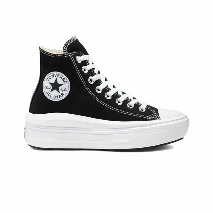 Sportssneakers til damer Converse Chuck Taylor All Star Move Dame Sort #3
