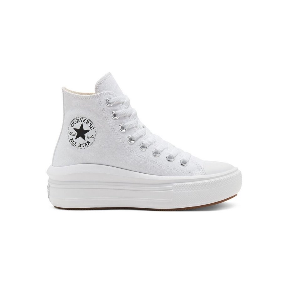 Kvinde Casual Sneakers Converse All Star Move Hvid #1