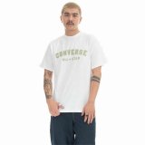 Kort�rmet T-shirt til M�nd Converse Classic Fit All Star Single Screen Hvid #1