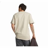 Unisex Kort�rmet T-shirt Converse Classic Fit Left Chest Star Chevron Beige #2