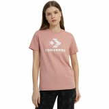 Kort�rmet T-shirt til Kvinder Converse Seasonal Star Chevron Pink #1