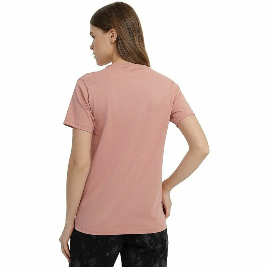 Kort�rmet T-shirt til Kvinder Converse Seasonal Star Chevron Pink #2