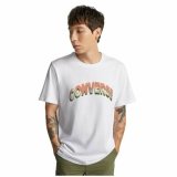 Kort�rmet T-shirt til M�nd Converse Mirror Hvid #1