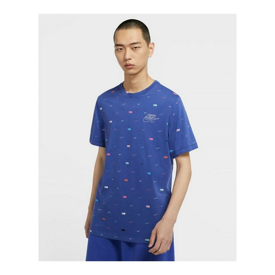 Kortrmet T-shirt til Mnd Nike Sportswear Indigo #5