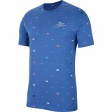 Kortrmet T-shirt til Mnd Nike Sportswear Indigo #3