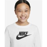 B�rne Kort�rmet T-shirt Nike CZ1260-100 Hvid #3