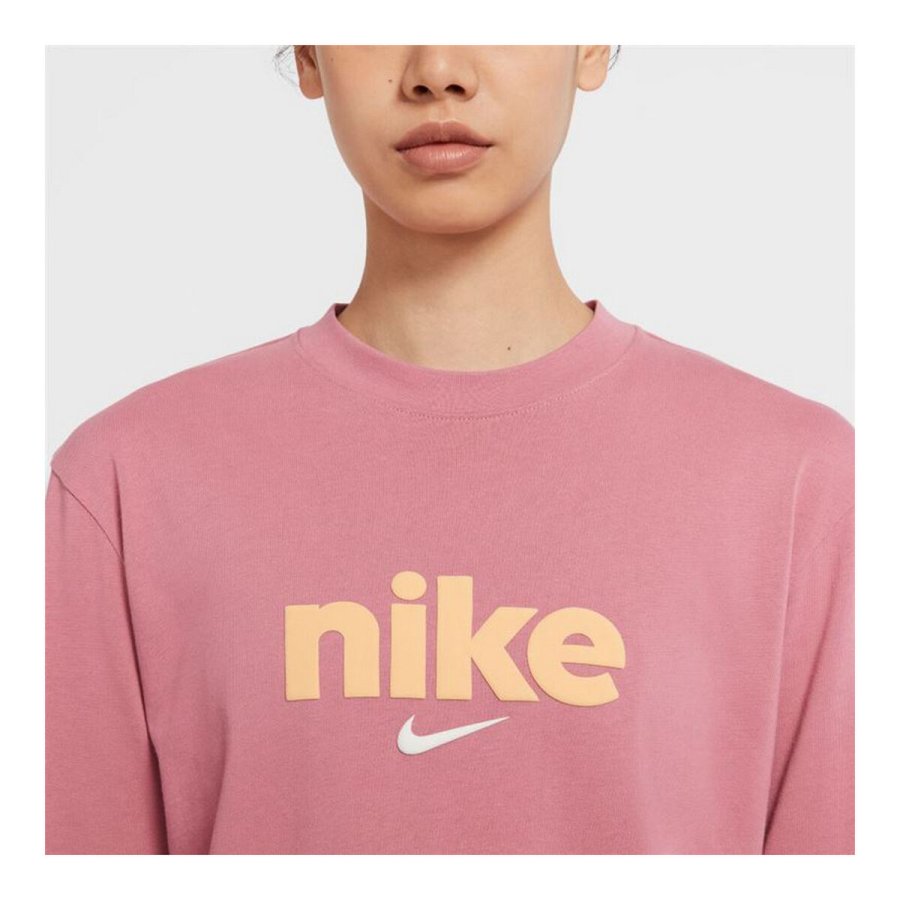 Kvinde Langrmet T-Shirt Nike Crew Pink #3
