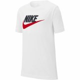 Kort�rmet T-shirt til B�rn Nike Sportswear Hvid #1