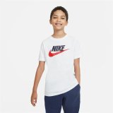 Kort�rmet T-shirt til B�rn Nike Sportswear Hvid #3