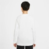 Lang�rmet T-shirt til B�rn Nike Sportswear Hvid #4