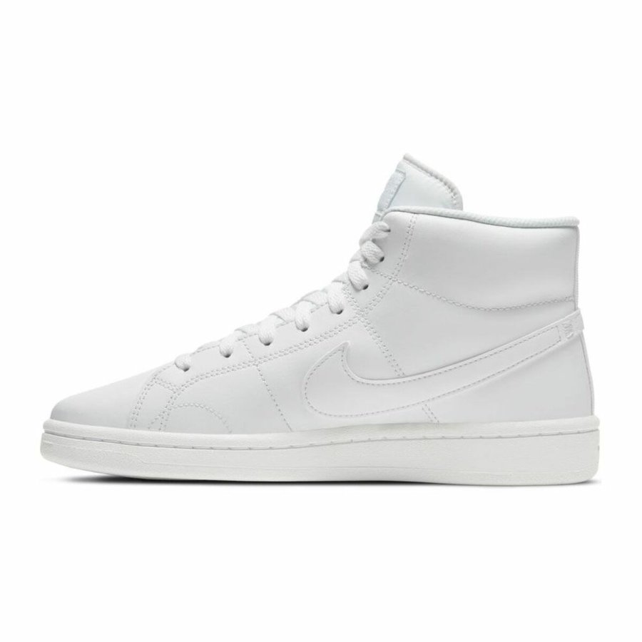 Kvinde Casual Sneakers Nike  ROYALE 2 MID CT1725 100 Hvid #2