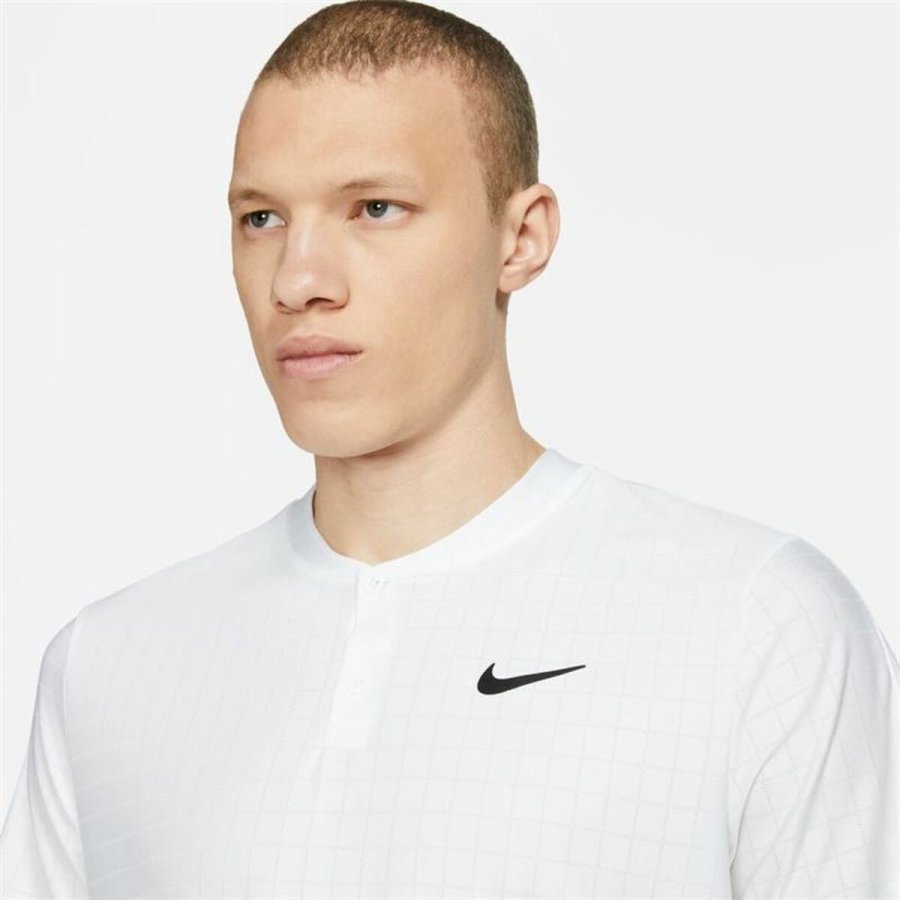 Kort�rmet Polotr�je til M�nd Nike Court Dri-Fit Advantage Hvid #3