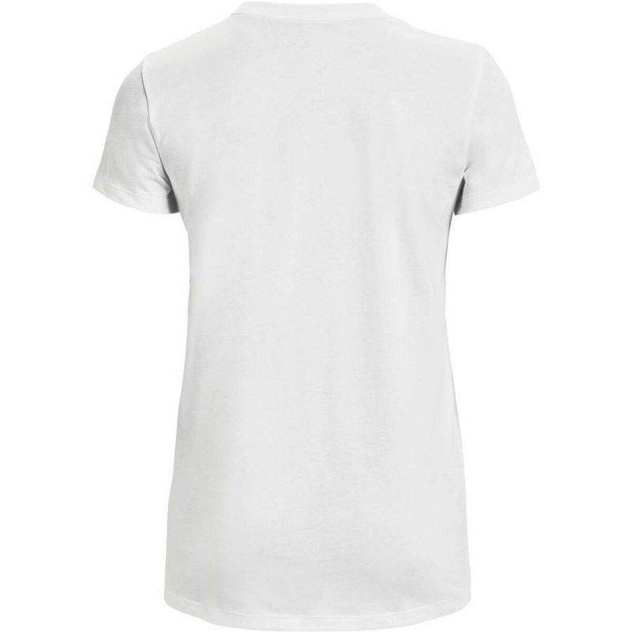 Kort�rmet T-shirt til Kvinder Under Armour Sportstyle Hvid #2