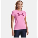 Kort�rmet T-shirt til Kvinder Under Armour Graphic Pink #2
