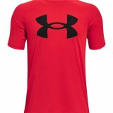 B�rne Kort�rmet T-shirt Under Armour  Tech Big Logo R�d #1