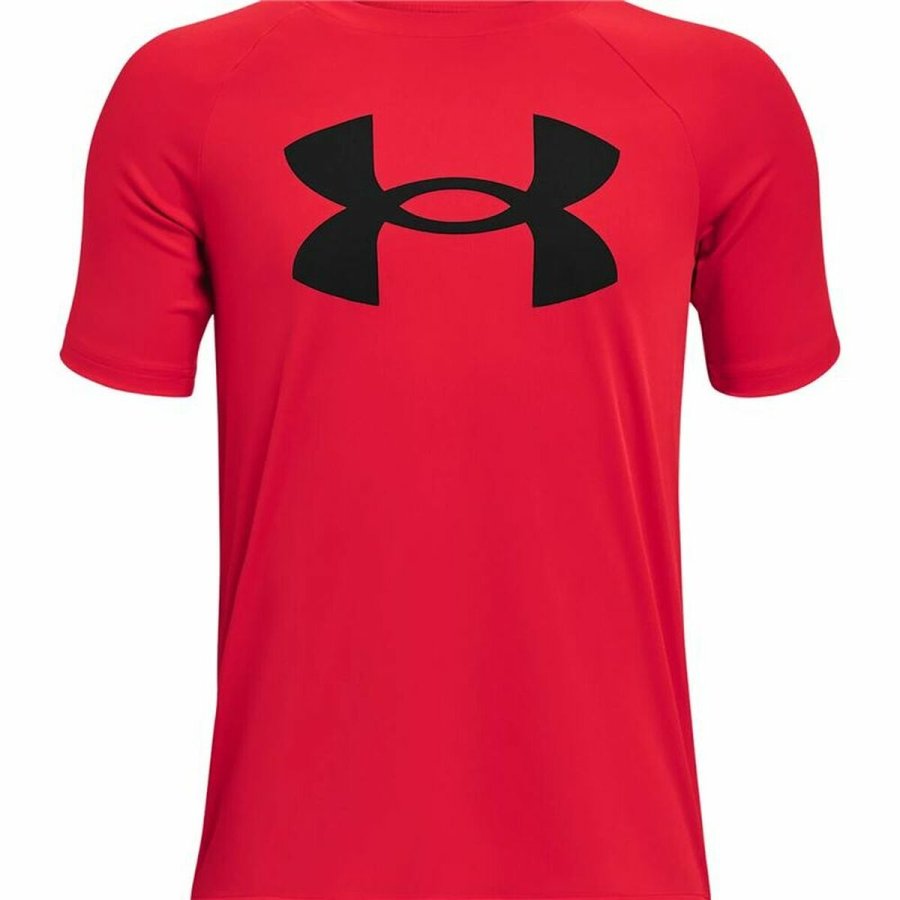 B�rne Kort�rmet T-shirt Under Armour  Tech Big Logo R�d #1