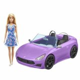 Dukke Barbie And Her Purple Convertible #1
