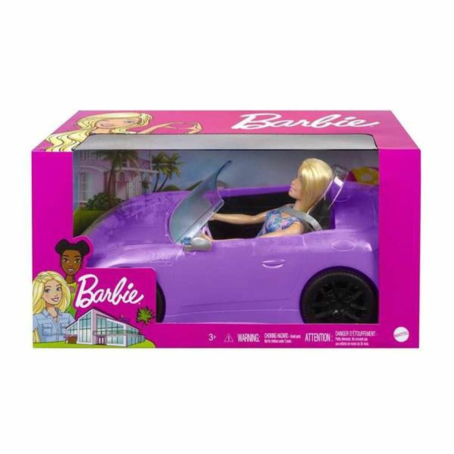 Dukke Barbie And Her Purple Convertible #3