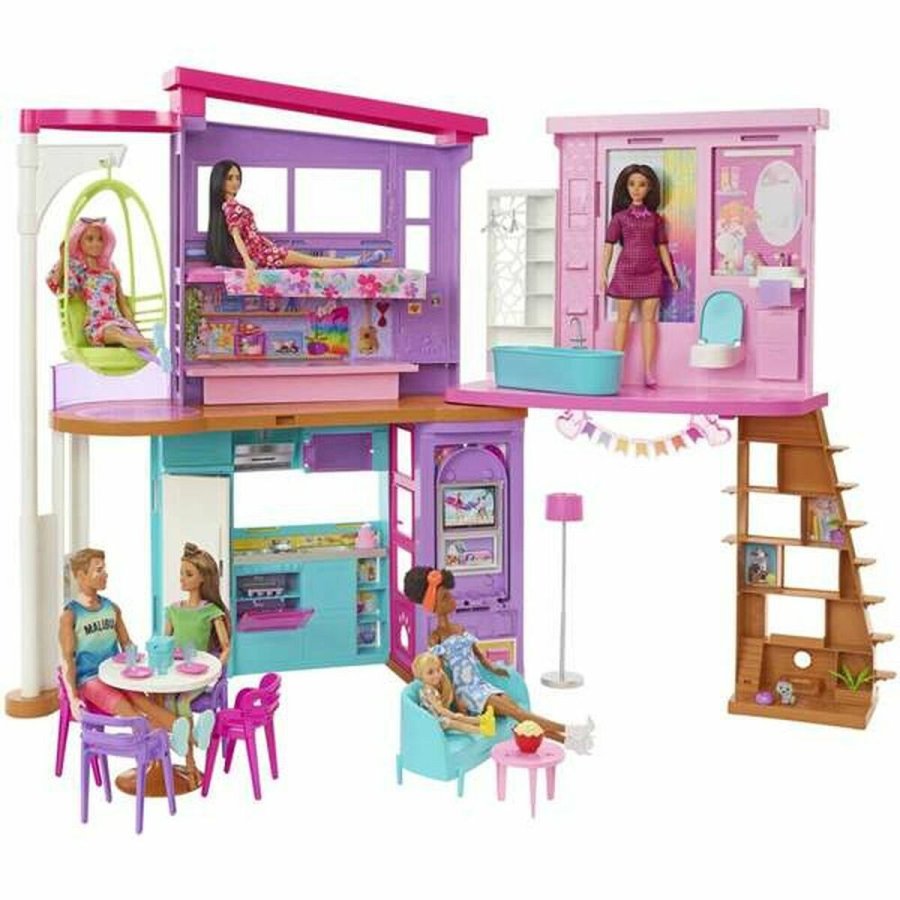 Dukkehus Mattel Barbie Malibu House 2022 #4