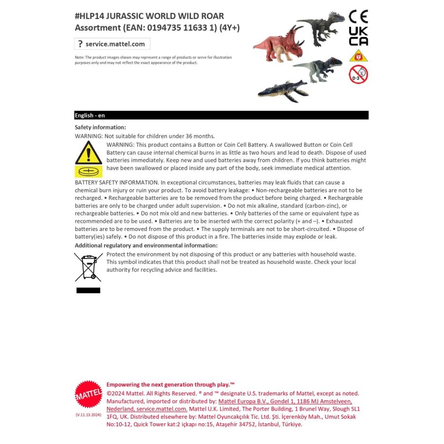 Dinosaur Jurassic World Wild #5