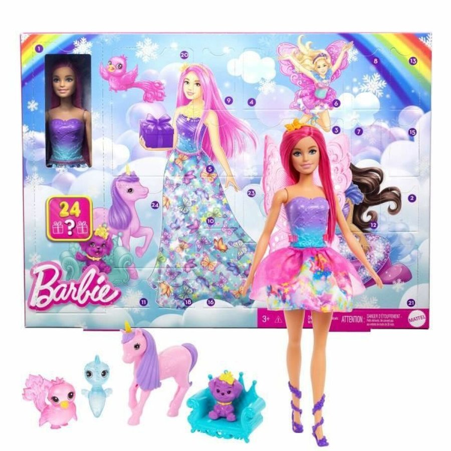 Adventskalender Barbie HRG90 Plastik Havfrue (24 Dele) #1