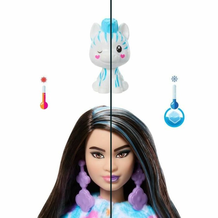 Babydukke med tilbehr Barbie Zebra Doll Colorful Dream #5