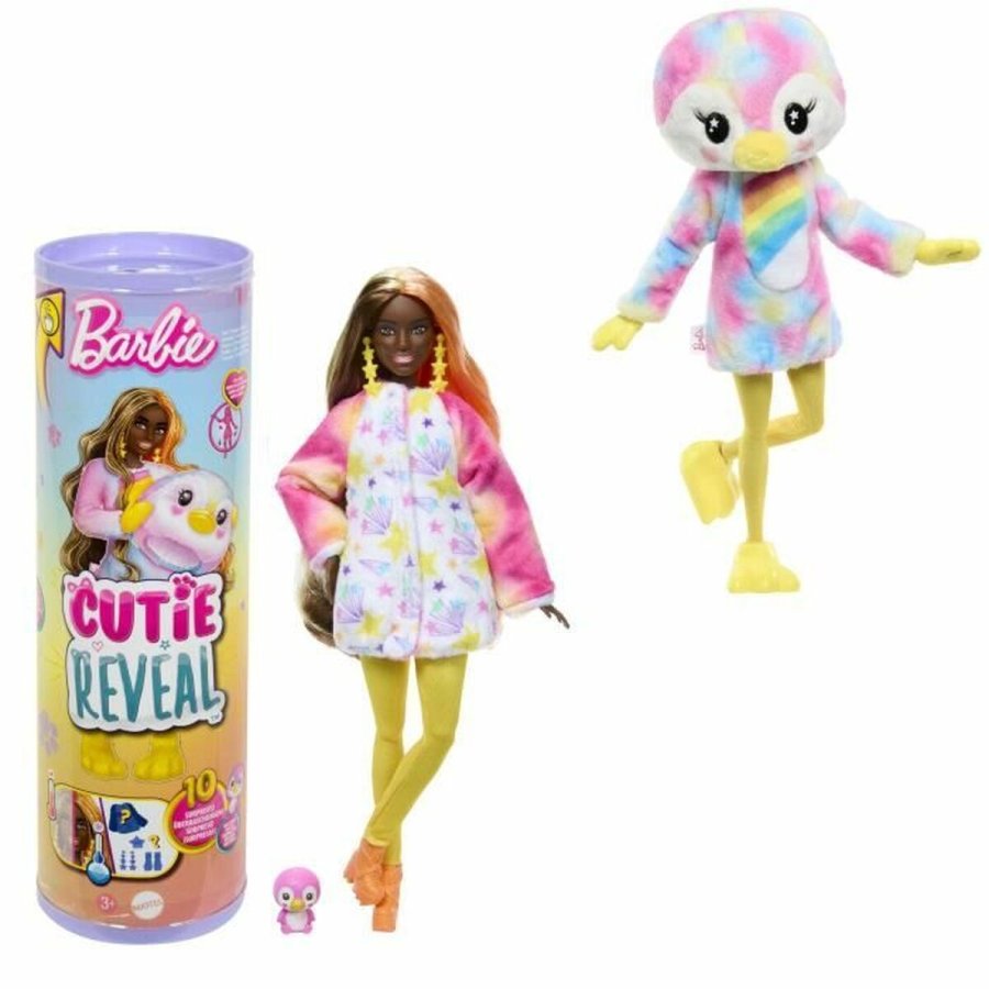 Babydukke med tilbehr Barbie Colorful Dream Penguin Doll #1