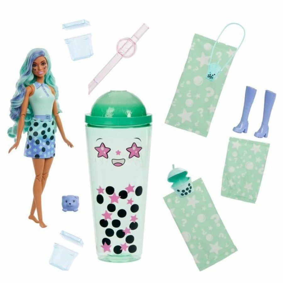 Babydukke med tilbehr Barbie Pop Reveal Scented Doll Bubble Tea Series #1