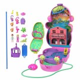 Babydukke med tilbehr Polly Pocket Mommy Monkey and Baby #2