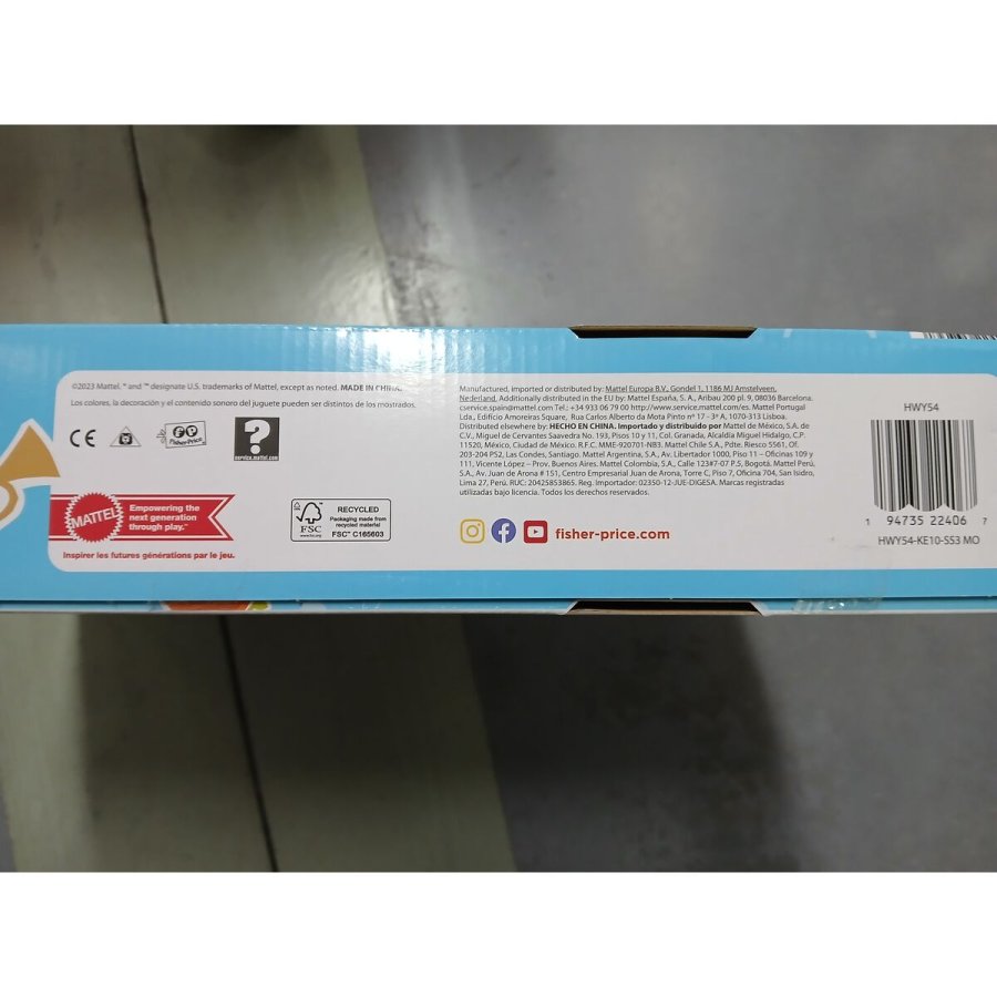 Legetppe Fisher-Price Kick and Play Plastik Rangle Klaver ES #7