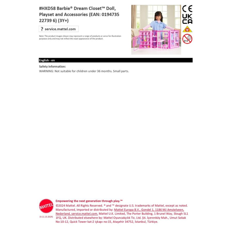 Dukke Barbie Skab #3