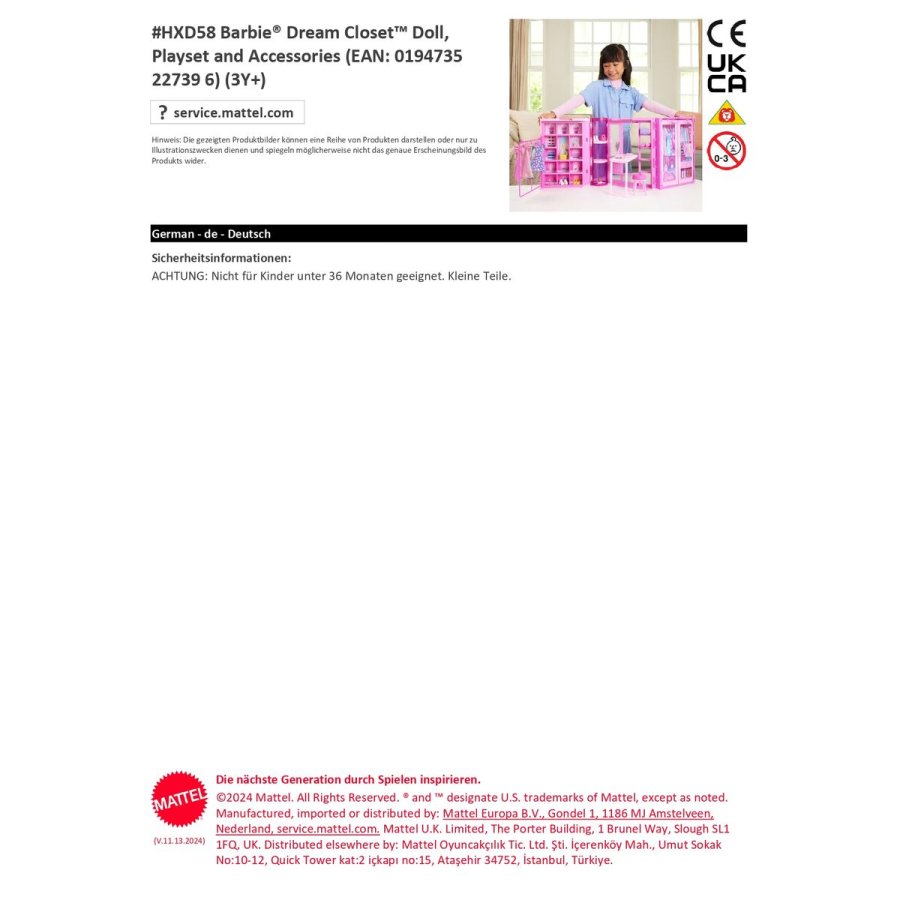 Dukke Barbie Skab #4