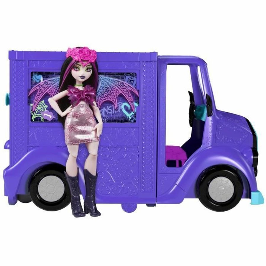 Babydukke med tilbehr Monster High Tour Bus Rock Sang-sationnel #1