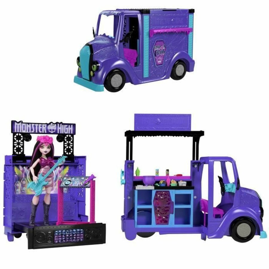 Babydukke med tilbehr Monster High Tour Bus Rock Sang-sationnel #5