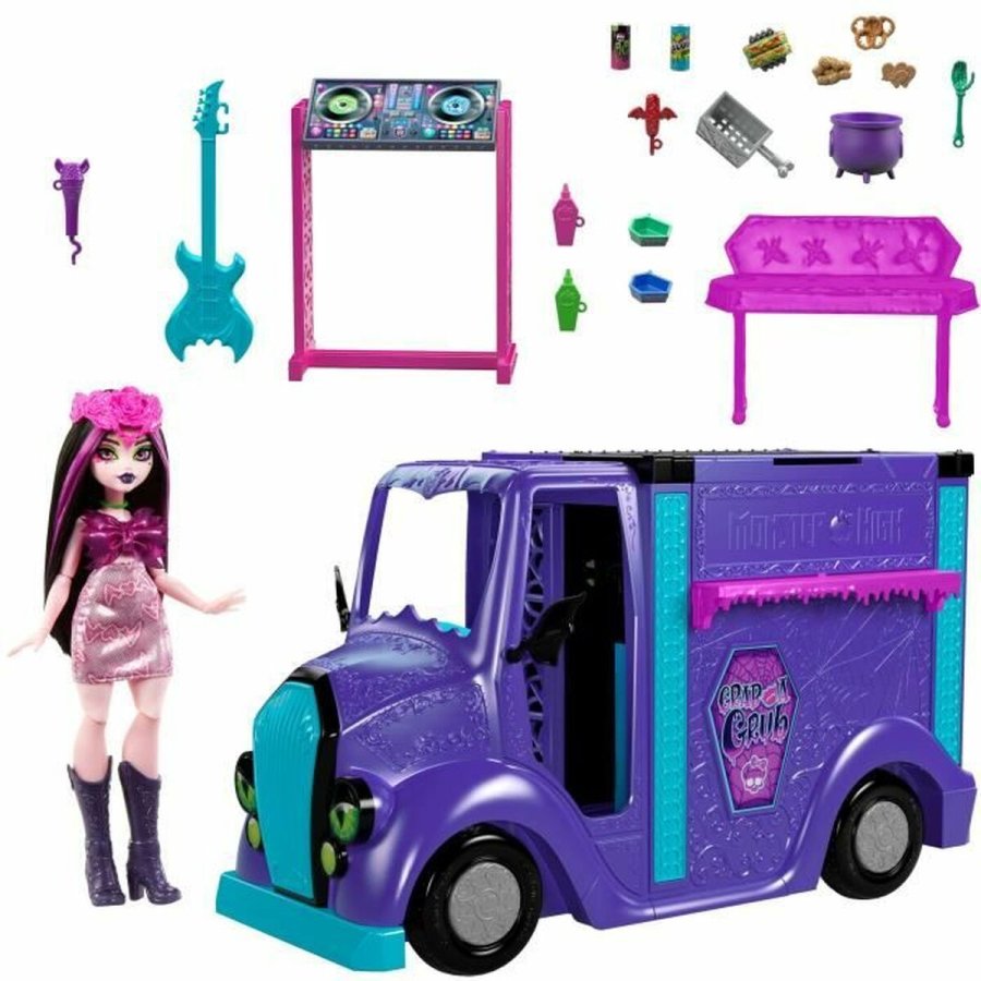 Babydukke med tilbehr Monster High Tour Bus Rock Sang-sationnel #6