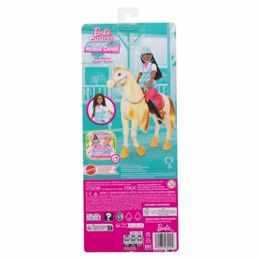 Babydukke med tilbehr Barbie Barbie Mysteries: The Great Horse Chase #5