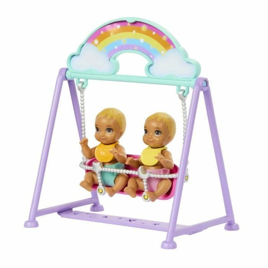 Babydukke med tilbehr Barbie The Twins' Room-Skipper Playset #3
